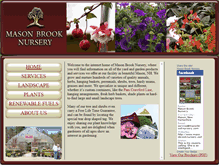Tablet Screenshot of masonbrooknursery.com